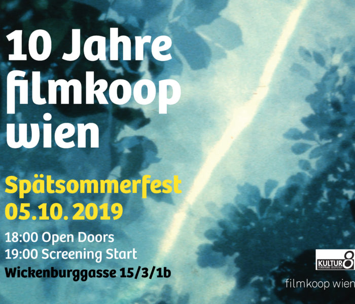 Spätsommerfest – 10 Jahre filmkoop wien